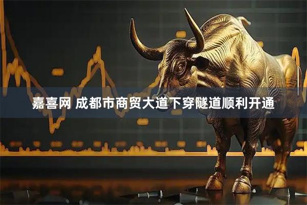 嘉喜网 成都市商贸大道下穿隧道顺利开通